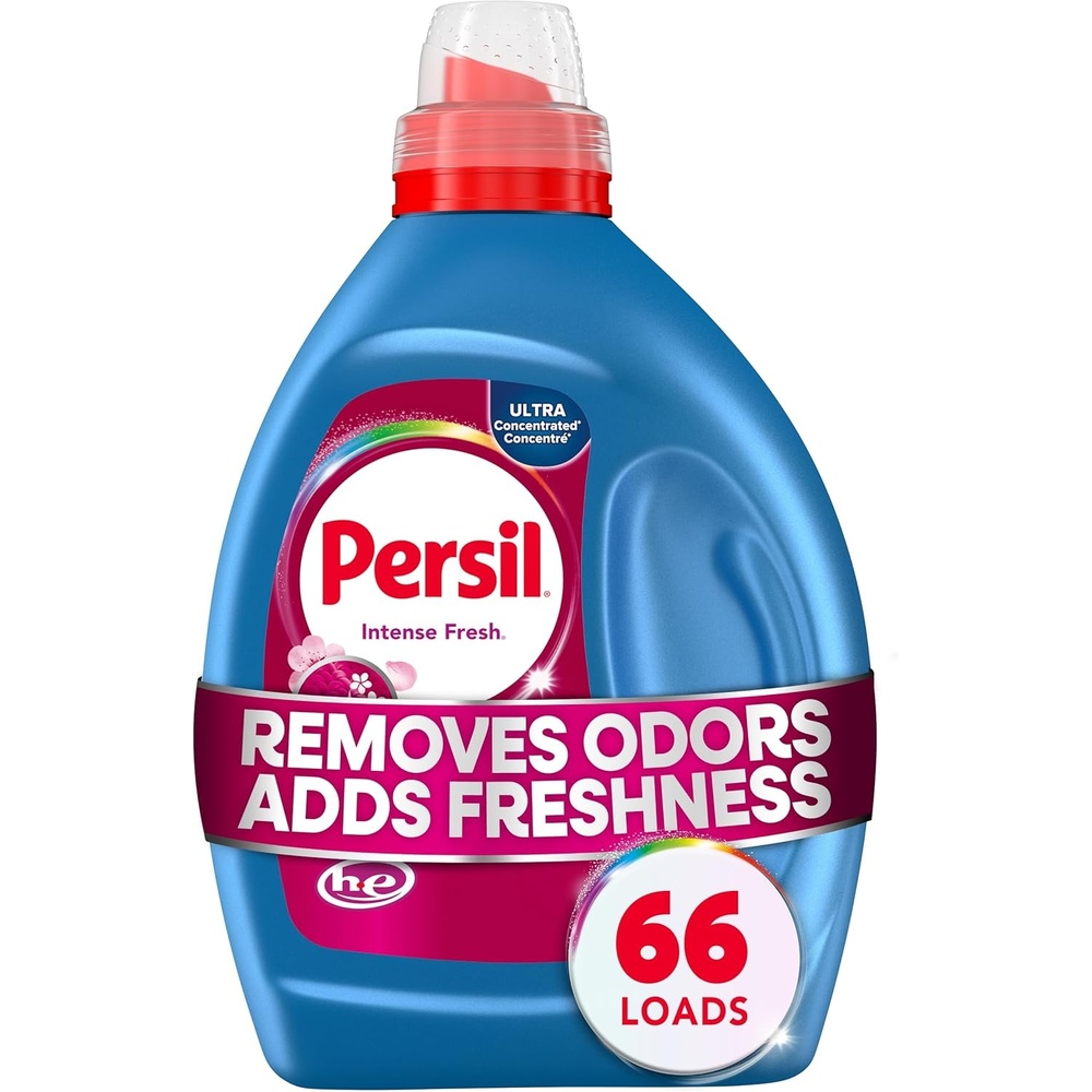 image:imagePersil Intense Fresh Everyday Clean Laundry Detergent Liquid 50 Fl Oz 66 Loads Ultra Concentrated Laundry Soap Deep Cleaning amp Lasting Freshness All Water Temperatures HE SafeIntense Fresh