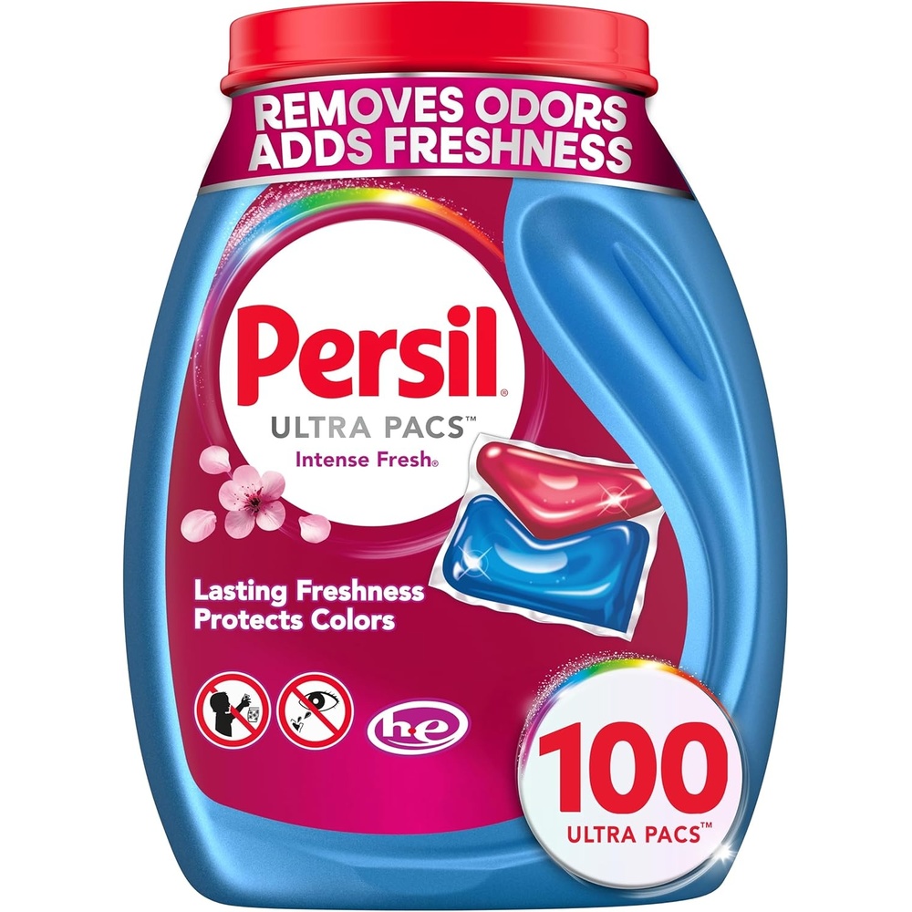 image:imagePersil Ultra Pacs Intense Fresh Everyday Clean Laundry Detergent 100 count100 Count Pack of 1