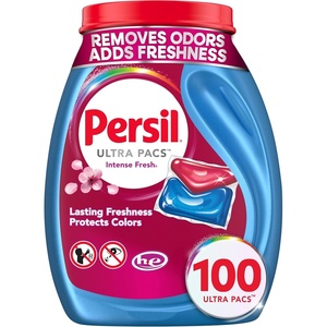 Persil Ultra Pacs Intense Fresh Everyday Clean Laundry Detergent, 100 count(100 Count (Pack of 1))