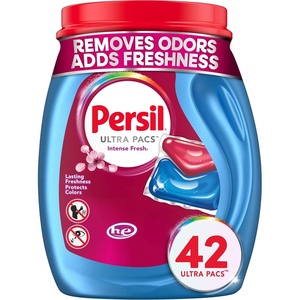 Persil Ultra Pacs Intense Fresh Everyday Clean Laundry Detergent, 100 count(42 Count (Pack of 1))